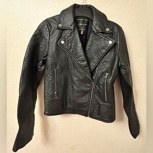 Victoria's Secret Sleek Black Leather Jacket